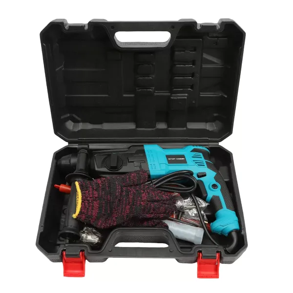 800W hammer drill, 26 mm drill, drilling power with demolition hammer in concrete 800W hammer drill, 26 mm drill, drilling power with demolition hammer in concrete