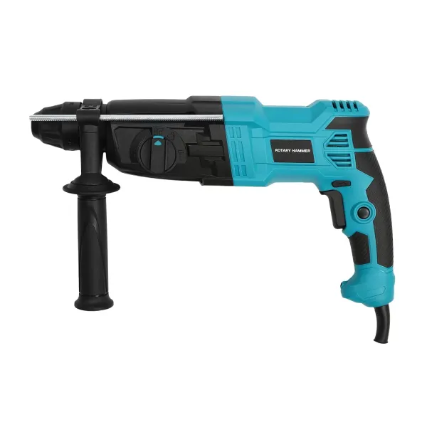 800W hammer drill, 26 mm drill, drilling power with demolition hammer in concrete