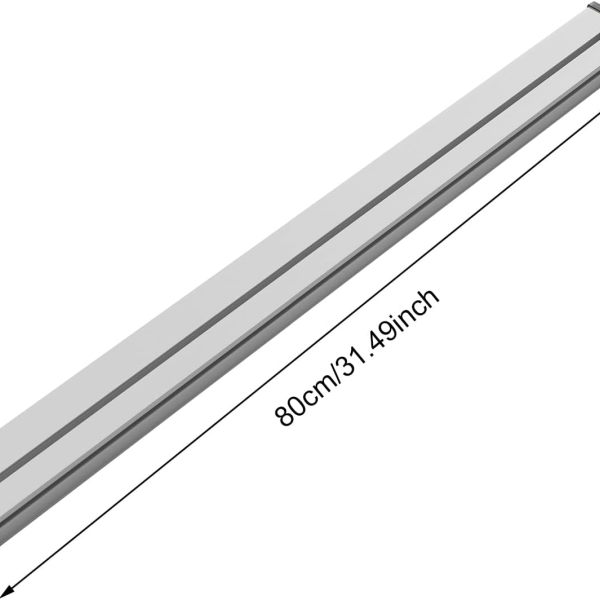 Inclined Track T-slot Type 75 Aluminum Alloy 80cm Position Width Up To 13mm Strong And Durable T-shaped Design Powerful Tool Inclined Track T-slot Type 75 Aluminum Alloy 80cm Position Width Up To 13mm Strong And Durable T-shaped Design Powerful Tool