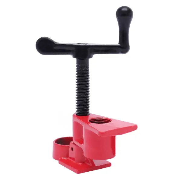 Wood Gluing Pipe Clamps Set, Heavy Duty Cast Iron Quick Release Pipe Clamps for Woodworking (6.3/4")