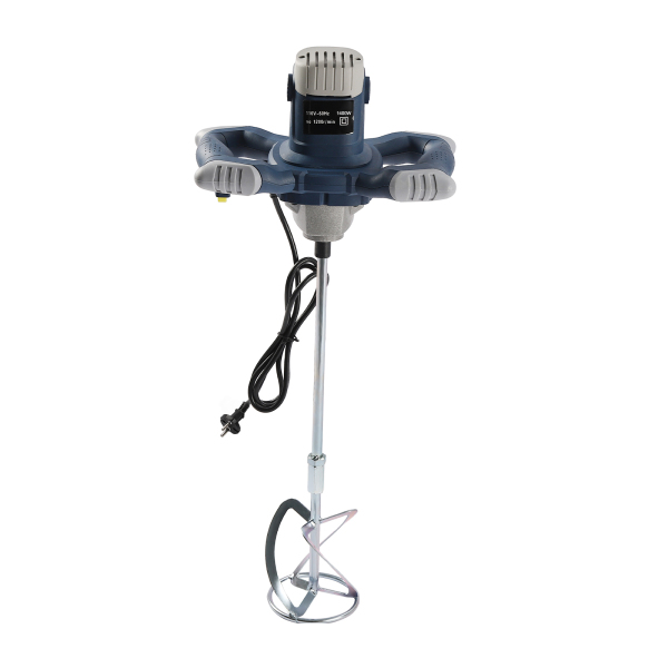 Tile Concrete Plaster Rotary Handheld Cement Mixer Portable Electric Concrete Plaster Grout Paint Mortar Mixer Machine Adjustable 6 Speed