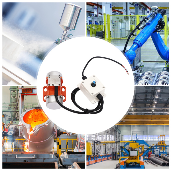 Vibration Motor with Speed Controller Electric Vibration Motor Vibration Motor Used in Mining Metallurgy Coal Electric Power Cnstruction DC 24V 50W Vibration Motor with Speed Controller Electric Vibration Motor Vibration Motor Used in Mining Metallurgy Coal Electric Power Cnstruction DC 24V 50W