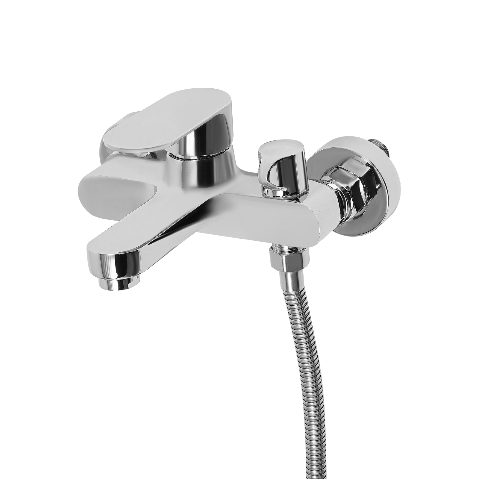 Mixer Valve Shower Bath Set, Bath Tap with Hand Shower, Wall Mounted Tap Bath with Shower Head - Sliver Mixer Valve Shower Bath Set, Bath Tap with Hand Shower, Wall Mounted Tap Bath with Shower Head - Sliver