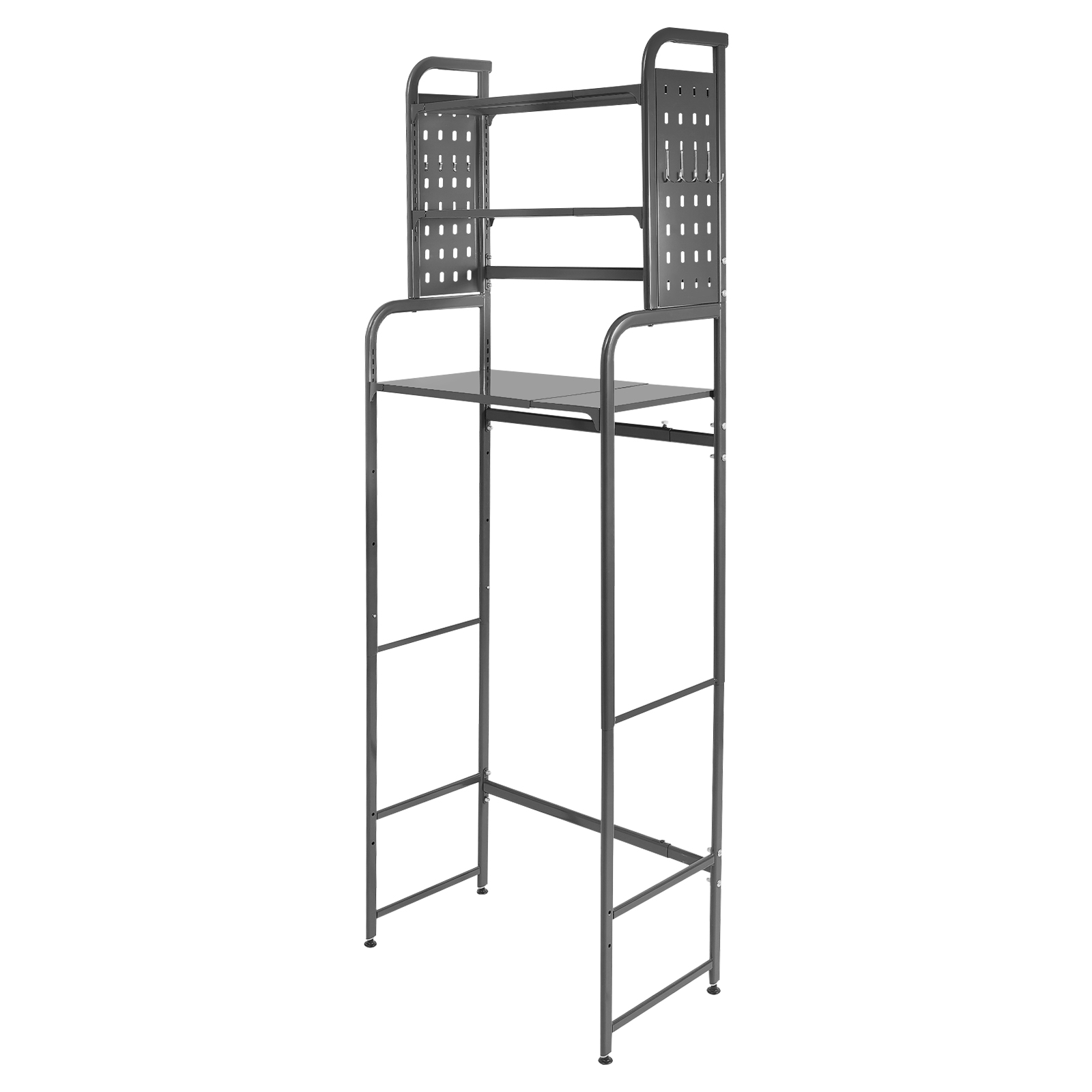 Retractable washing machine rack-gray Retractable washing machine rack-gray