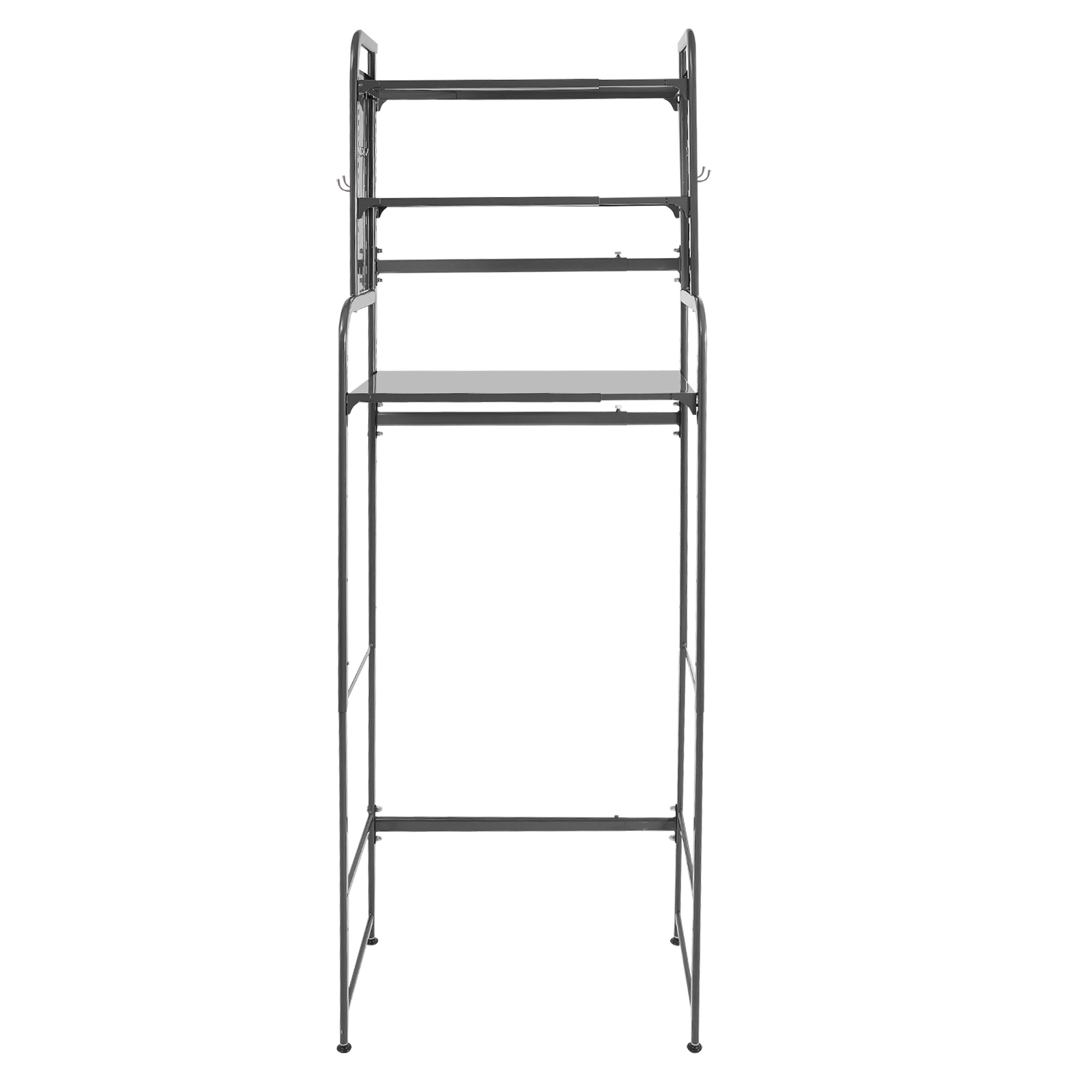 Retractable washing machine rack-gray Retractable washing machine rack-gray