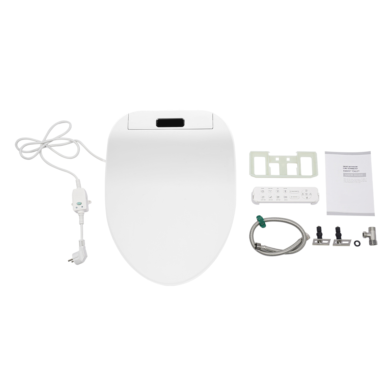 CNCEST Bidet Toilet Seat Remote Controlled Toilet Lid Heated Toilet Seat CNCEST Bidet Toilet Seat Remote Controlled Toilet Lid Heated Toilet Seat