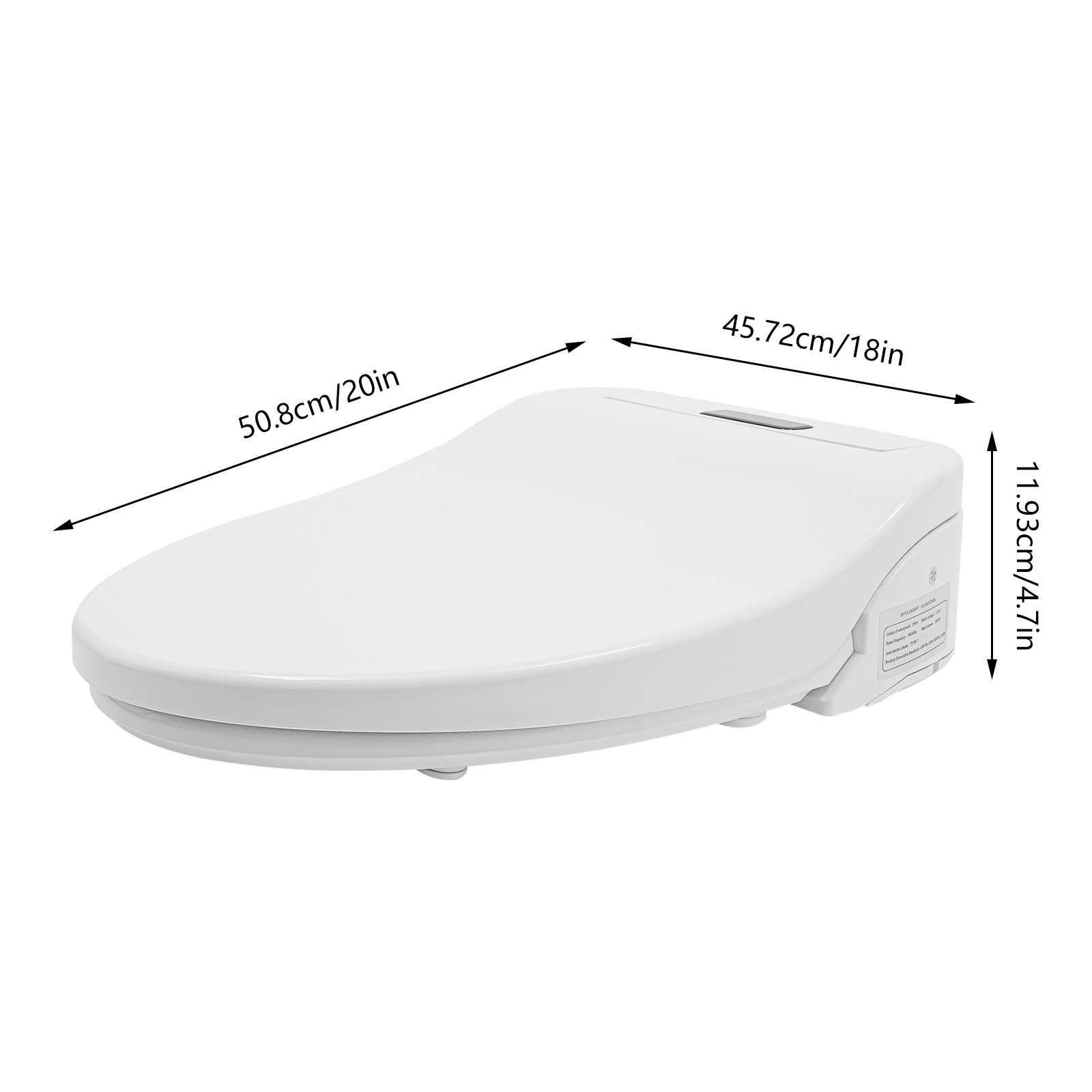 CNCEST Bidet Toilet Seat Remote Controlled Toilet Lid Heated Toilet Seat CNCEST Bidet Toilet Seat Remote Controlled Toilet Lid Heated Toilet Seat