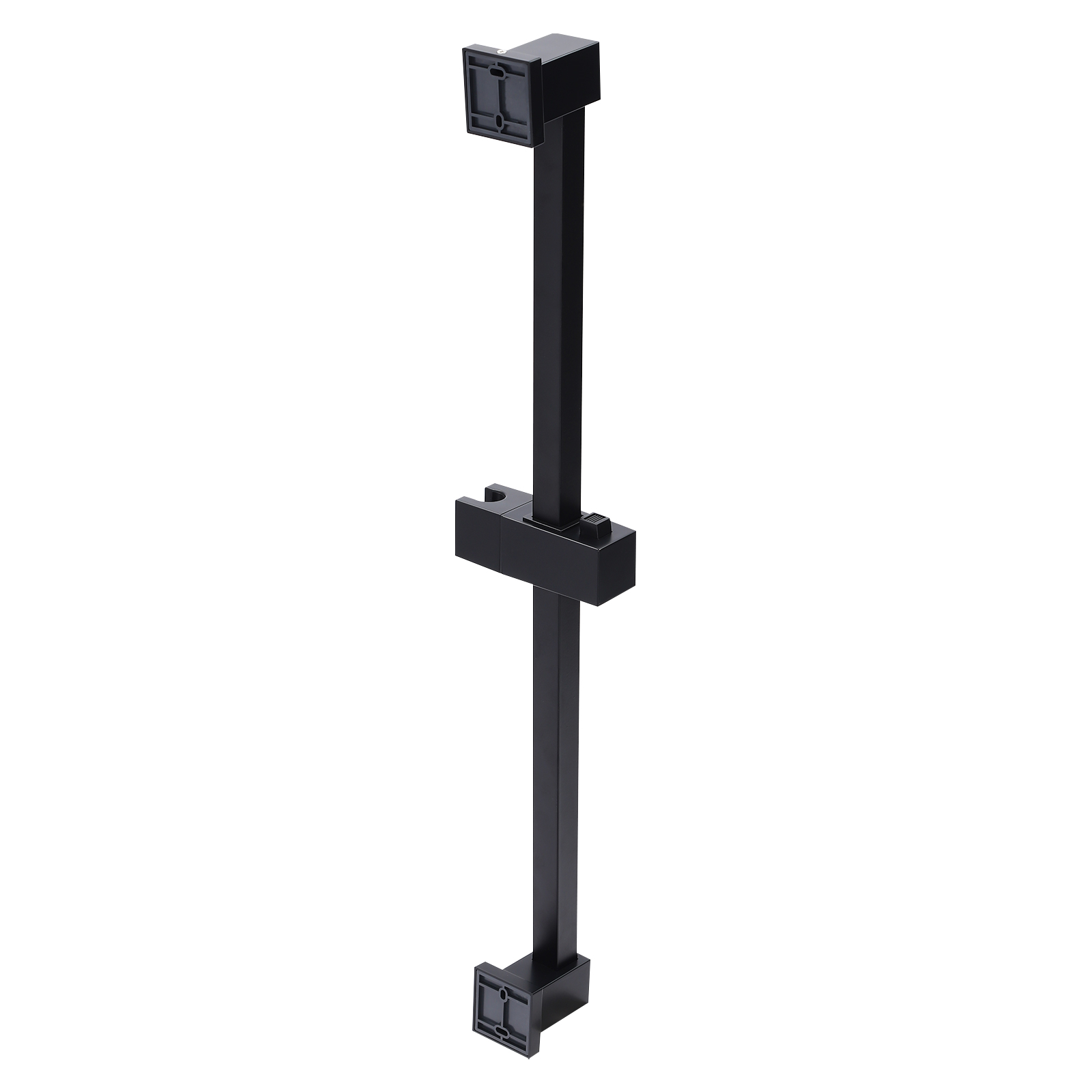 Sliding Shower Bar, Adjustable Hand Shower Support, For bathtubs, toilets, etc., Adjustable length: 62cm, Black Sliding Shower Bar, Adjustable Hand Shower Support, For bathtubs, toilets, etc., Adjustable length: 62cm, Black