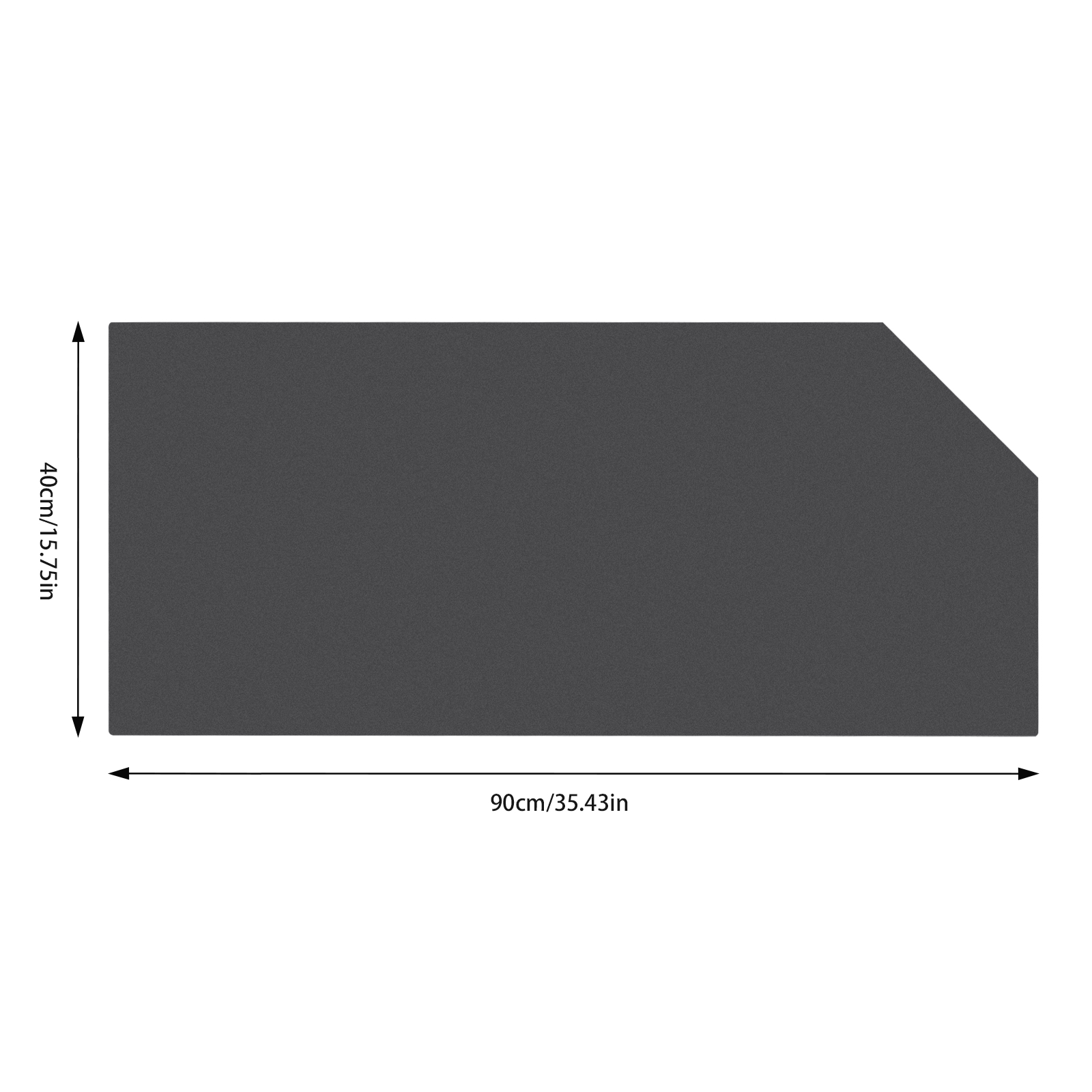 Urinal Screen Toilet Partition, Wall-Mounted Men Urinal Partition Screen, Urinal Partition Divider Screen - Bevel Black
