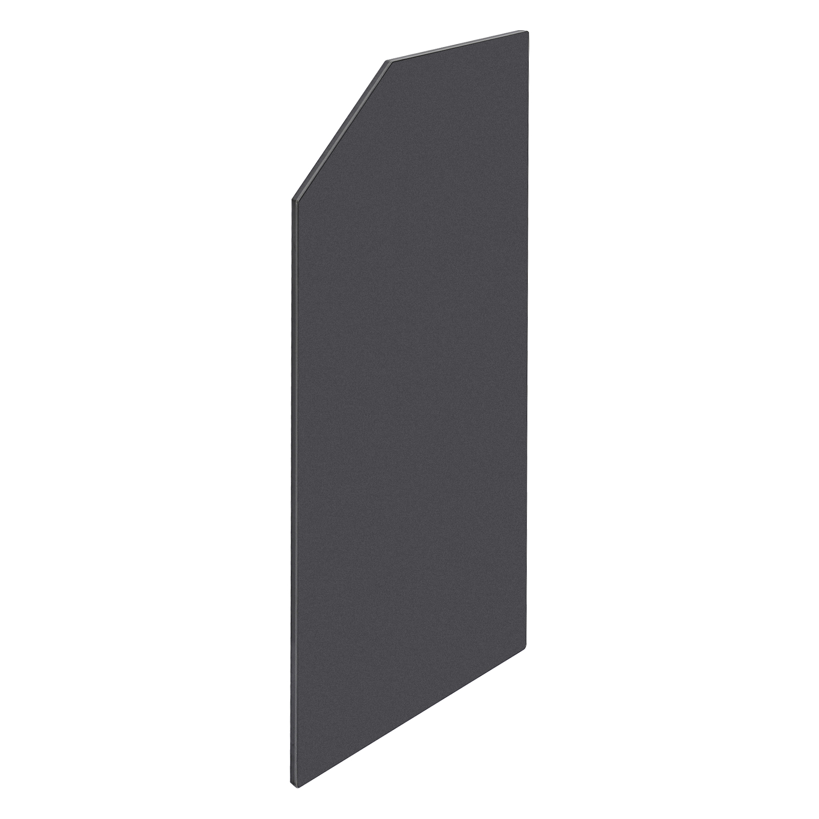 Urinal Screen Toilet Partition, Wall-Mounted Men Urinal Partition Screen, Urinal Partition Divider Screen - Bevel Black Urinal Screen Toilet Partition, Wall-Mounted Men Urinal Partition Screen, Urinal Partition Divider Screen - Bevel Black