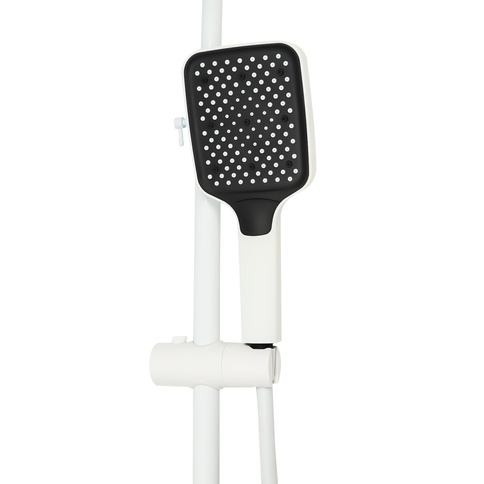 Shower Set with Extra Large Rainfall Shower System Various Water Outlet Modes Adjustable Height Use In Bed And Breakfasts Hotels White Shower Set with Extra Large Rainfall Shower System Various Water Outlet Modes Adjustable Height Use In Bed And Breakfasts Hotels White