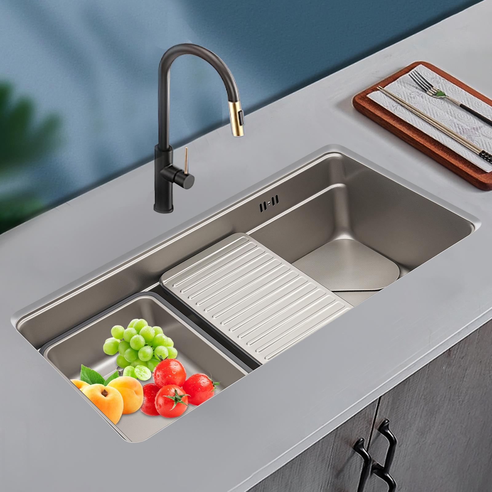 Stainless Steel Sink, Kitchen Sink, Modern Kitchen Sink