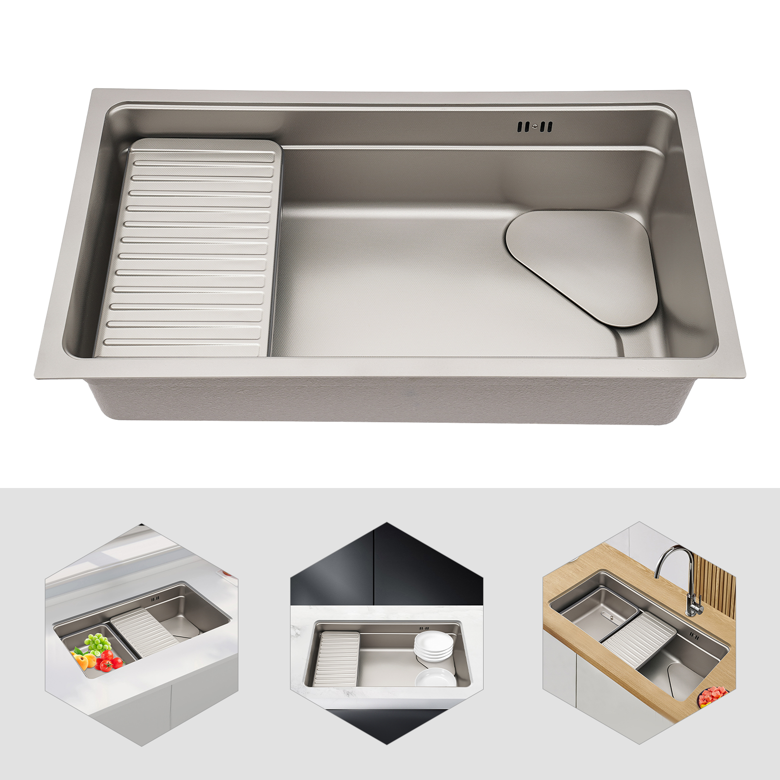 Stainless Steel Sink, Kitchen Sink, Modern Kitchen Sink