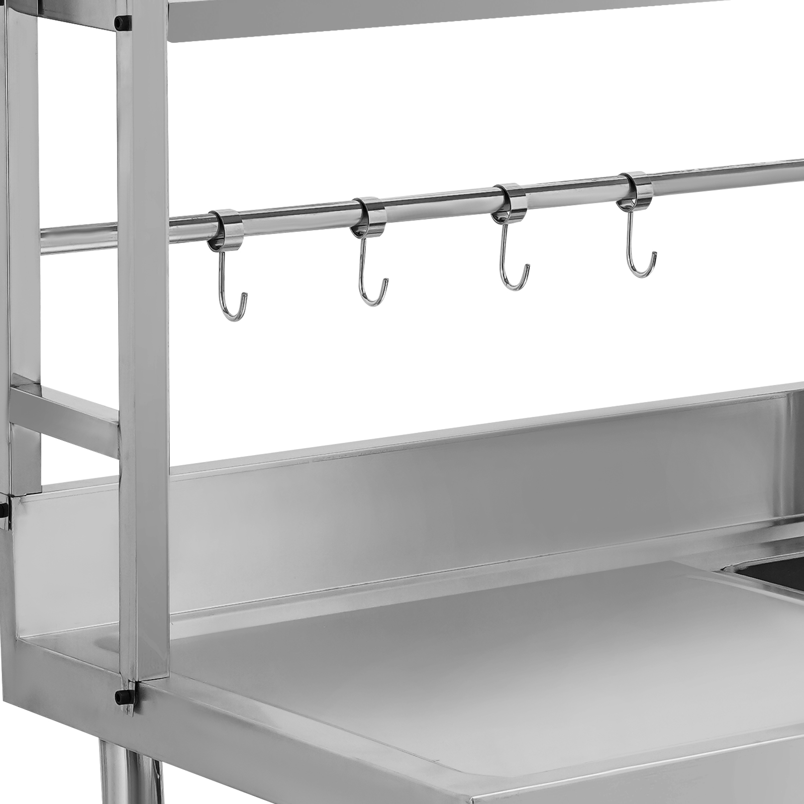 Stainless Steel Sink Set, Commercial Sink Set, Stainless Steel Sink for the Kitchen - Right Basin