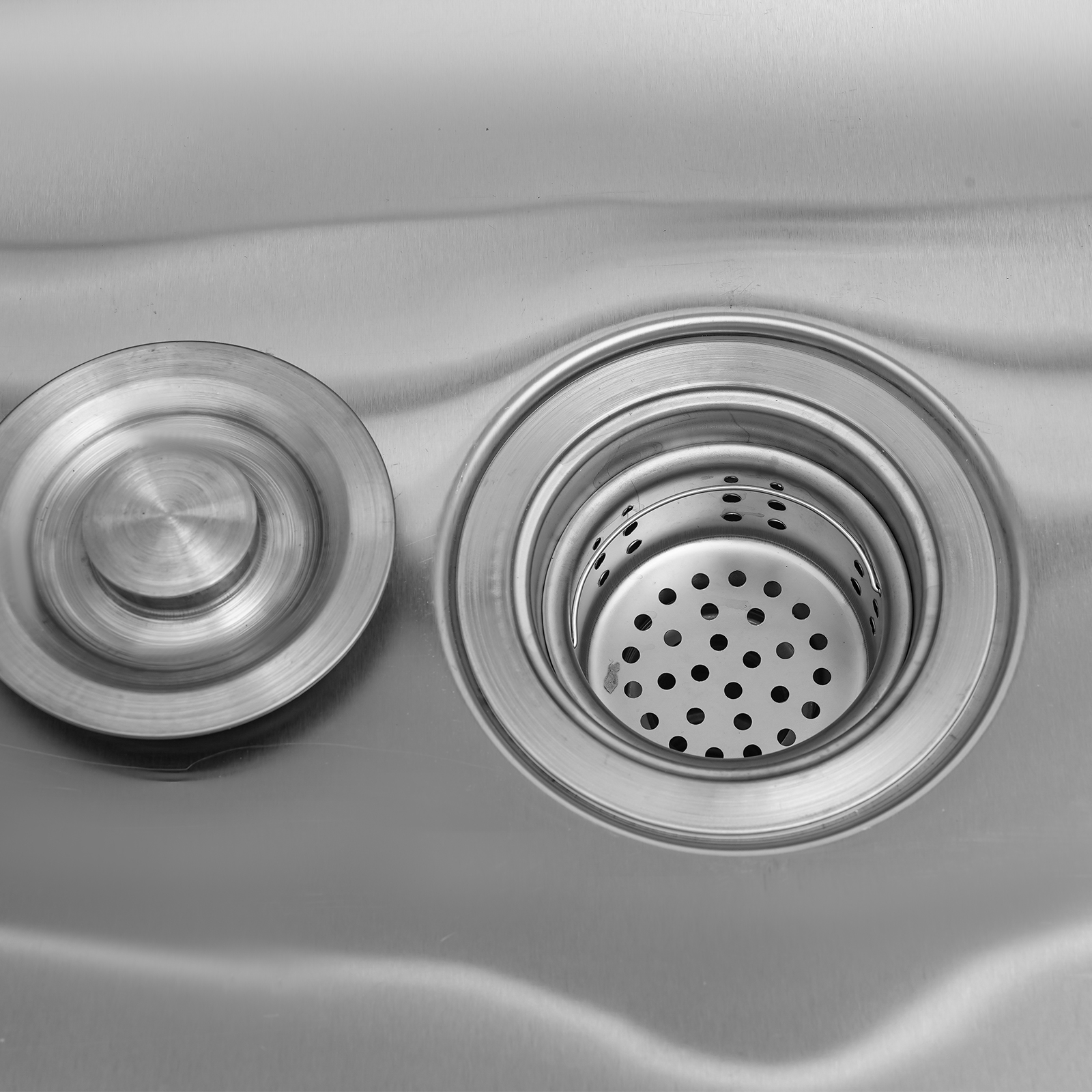 Stainless Steel Sink Set, Commercial Sink Set, Stainless Steel Sink for the Kitchen - Right Basin