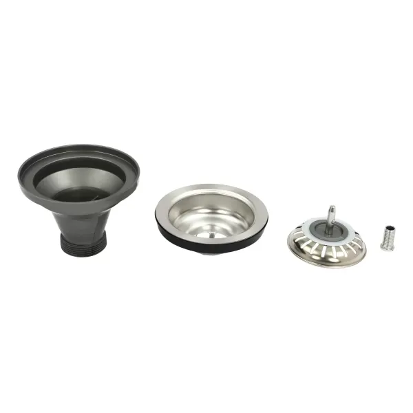 Stainless Steel Kitchen Sinks 17" x 22" with Faucet Hole Kitchen Sink 1 Brushed Undermount Basin Stainless Steel Sink with Faucet Holes