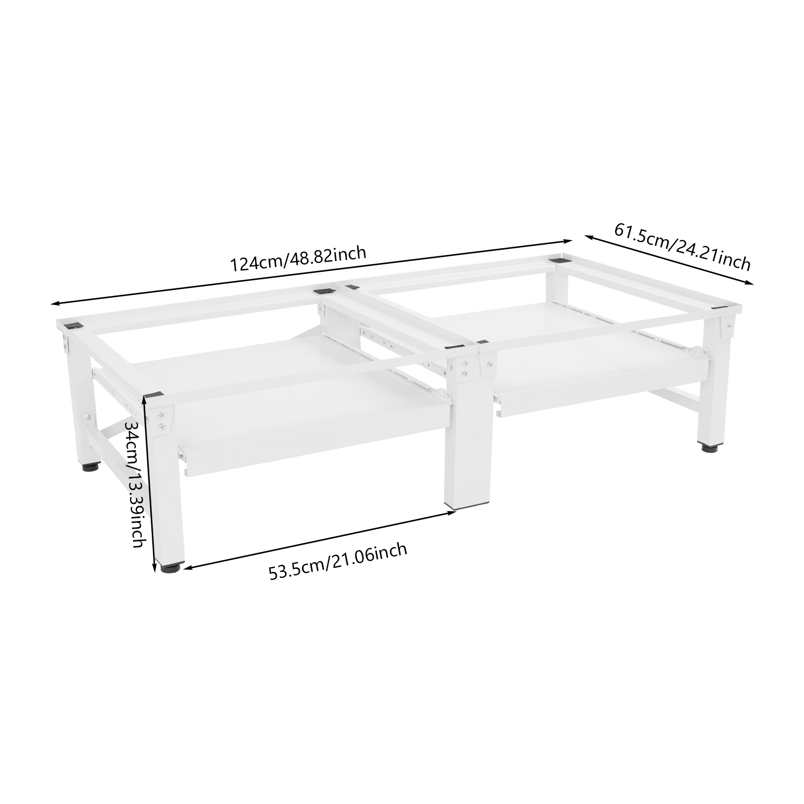 Washing Machine Stand, Dryer Stand, Adjustable Washing Machine Stand for Homes, Restaurants, Dormitories, Dry Cleaners