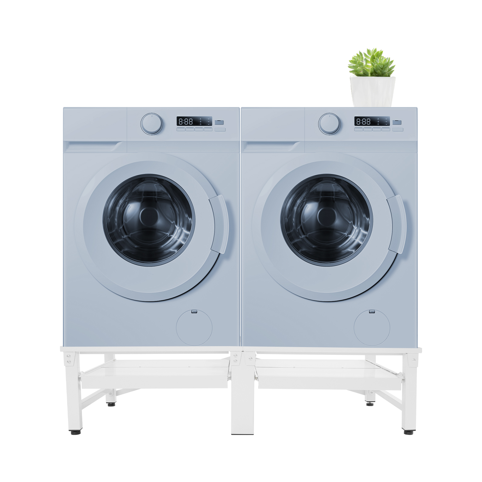 Washing Machine Stand, Dryer Stand, Adjustable Washing Machine Stand for Homes, Restaurants, Dormitories, Dry Cleaners