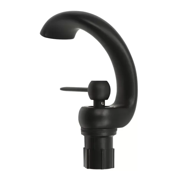 Waterfall Bathroom Faucet Modern Basin Faucet Brass Basin Single Handle Mixer Tap Hot Cold for Bathrooms In Hotels Bathing Centers Black