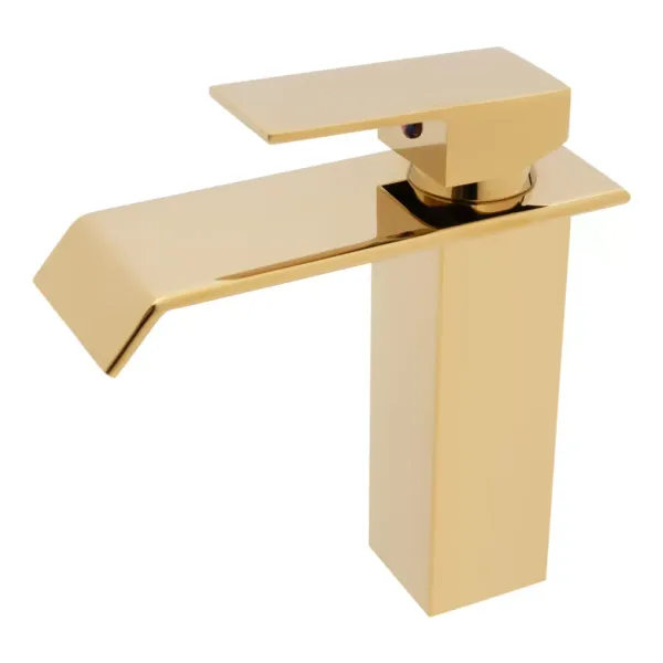 Bathroom Faucet Waterfall Basin Mixer Tap, Basin Mixer Tap (Gold)