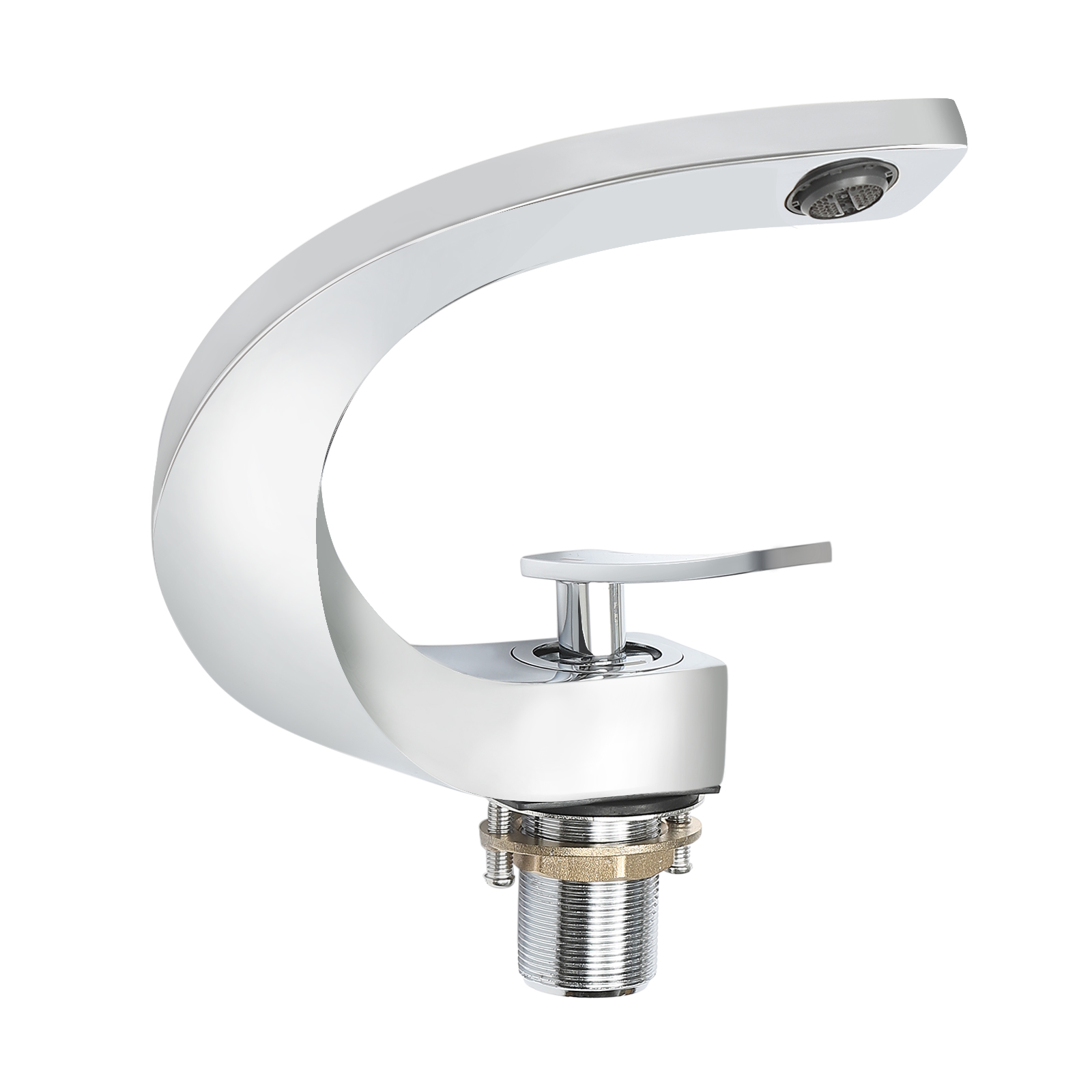 Creative basin faucet-silver