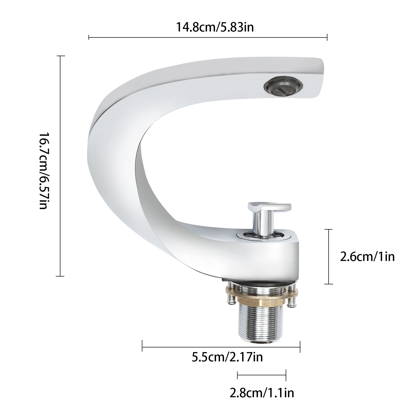 Creative basin faucet-silver Creative basin faucet-silver