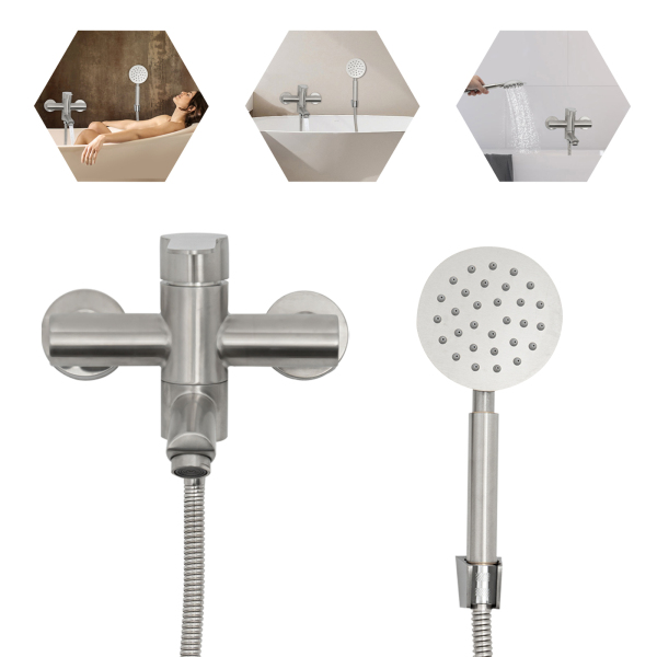 Wall-mounted Bathroom Armature Bathtub Armature Bathtub Armature With Manual Shower Suitable For Indoor Use Such As Homes Hotels
