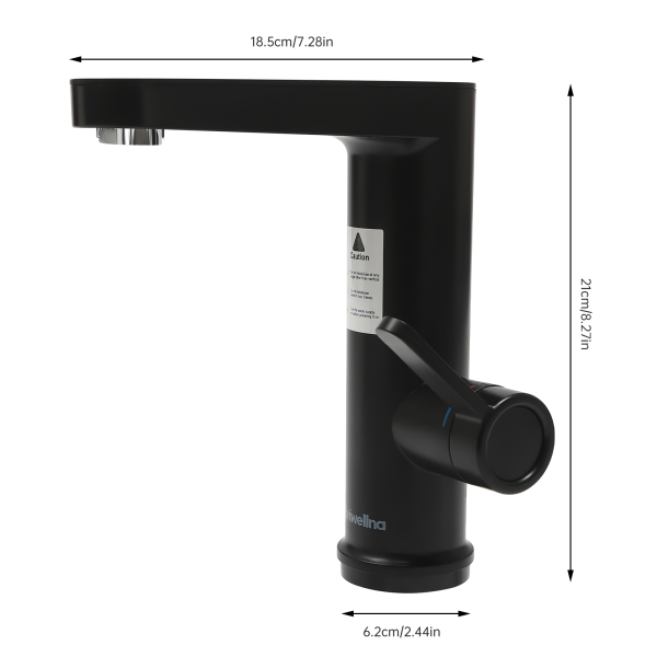 Electric Faucet With Instant Water Heater 3200w With LED Temperature Indicator 30-60℃ For Homes Kitchens Bathrooms Restaurants Black Electric Faucet With Instant Water Heater 3200w With LED Temperature Indicator 30-60℃ For Homes Kitchens Bathrooms Restaurants Black
