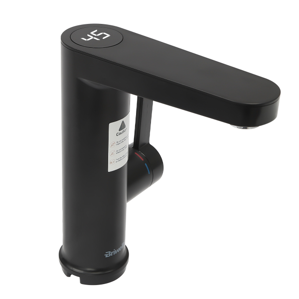 Electric Faucet With Instant Water Heater 3200w With LED Temperature Indicator 30-60℃ For Homes Kitchens Bathrooms Restaurants Black Electric Faucet With Instant Water Heater 3200w With LED Temperature Indicator 30-60℃ For Homes Kitchens Bathrooms Restaurants Black
