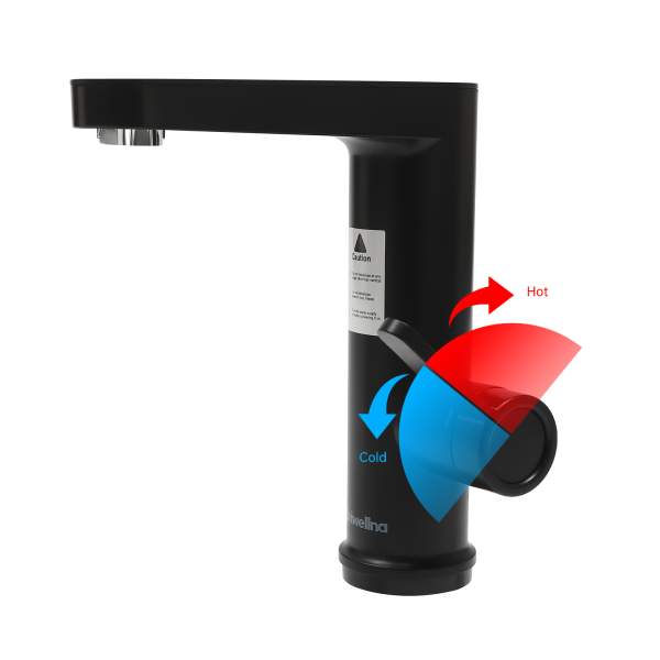 Electric Faucet With Instant Water Heater 3200w With LED Temperature Indicator 30-60℃ For Homes Kitchens Bathrooms Restaurants Black Electric Faucet With Instant Water Heater 3200w With LED Temperature Indicator 30-60℃ For Homes Kitchens Bathrooms Restaurants Black