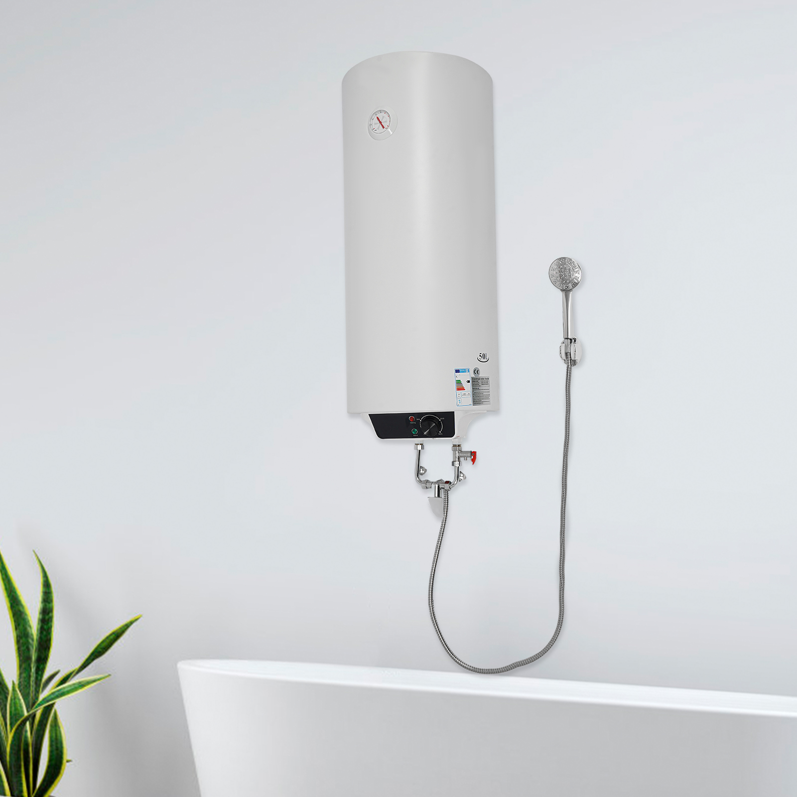 YT836-50 50L Electric Water Heater, Tank Water Heater, Water Heater for Kitchens, Bathrooms YT836-50 50L Electric Water Heater, Tank Water Heater, Water Heater for Kitchens, Bathrooms