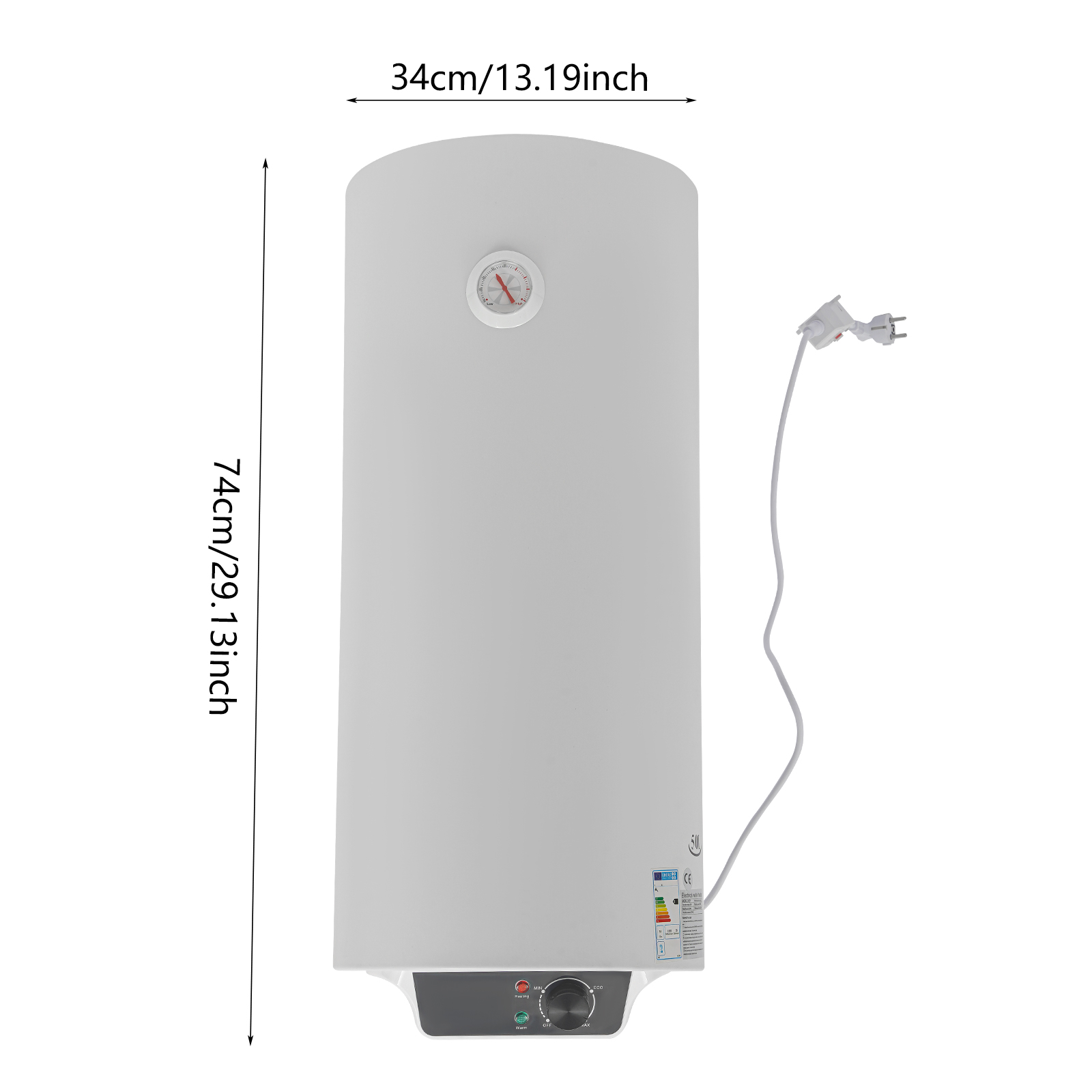 YT836-50 50L Electric Water Heater, Tank Water Heater, Water Heater for Kitchens, Bathrooms YT836-50 50L Electric Water Heater, Tank Water Heater, Water Heater for Kitchens, Bathrooms