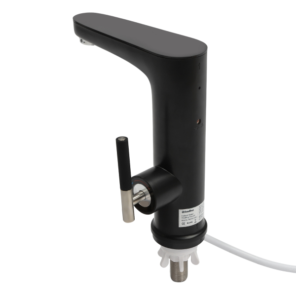 Electric Faucet With Instant Water Heater 3200w Stainless Steel With LED Temperature Indicator For Homes Kitchens Bathrooms Black Electric Faucet With Instant Water Heater 3200w Stainless Steel With LED Temperature Indicator For Homes Kitchens Bathrooms Black