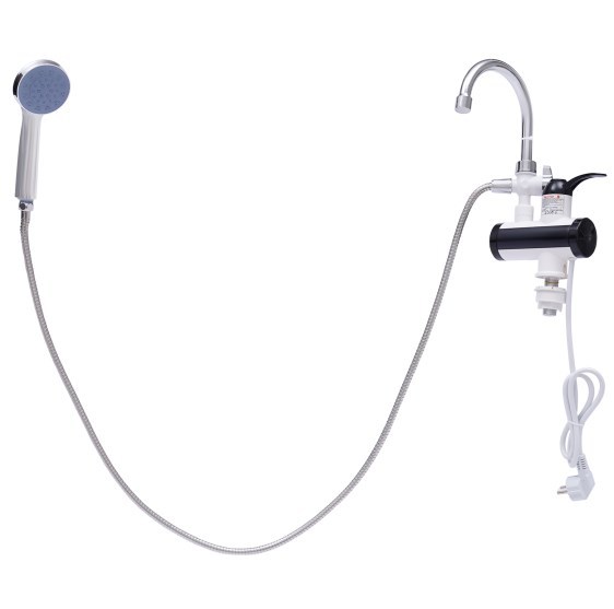ABS Hand Shower Electric Faucet 3300W (Universal Hose)