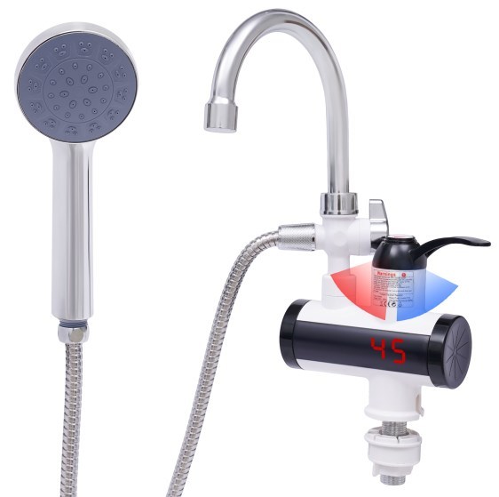 ABS Hand Shower Electric Faucet 3300W (Universal Hose)