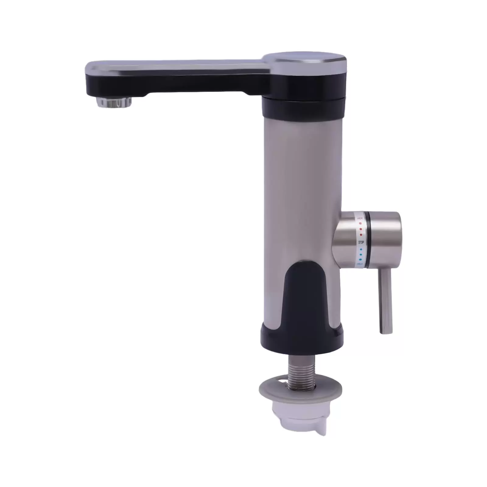 3300W Electric Faucet, Tankless Electric Hot Water Faucet, Stainless Steel, 360° Rotation