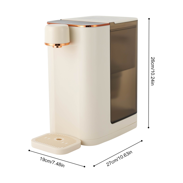 Instant desktop hot water dispenser, 2000W, 220V, with LED operating panel, child lock Instant desktop hot water dispenser, 2000W, 220V, with LED operating panel, child lock
