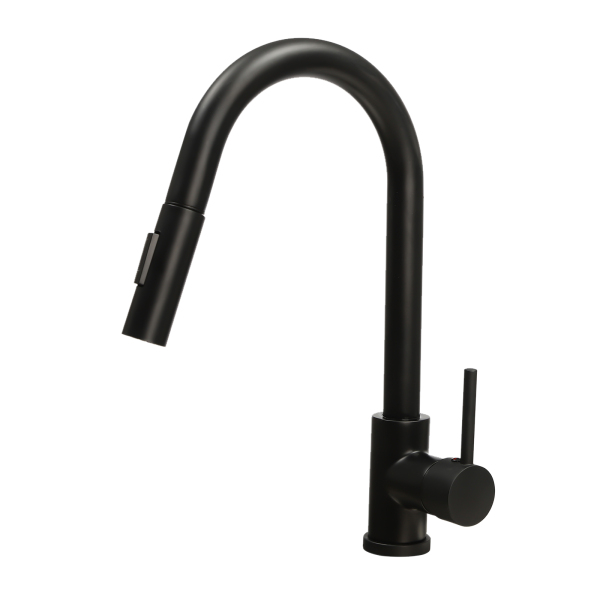360° Rotating Kitchen Mixer Tap With Pull-out Spray Sensors Pull-out Faucet For Homes Kitchens Bathrooms Restaurants Black