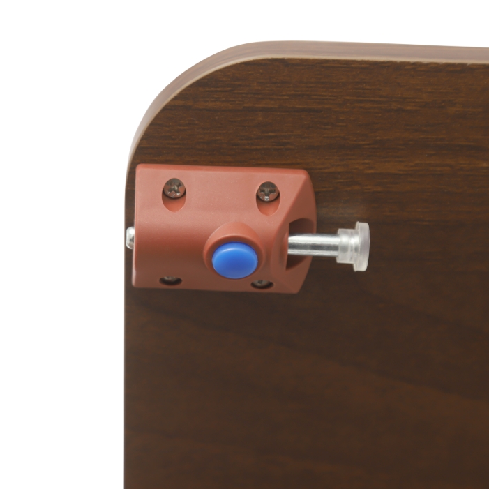 Mobile Standing Desk, Adjustable Bedside Table, Lift Desk, Right Version (Left Reversible) - Walnut Mobile Standing Desk, Adjustable Bedside Table, Lift Desk, Right Version (Left Reversible) - Walnut