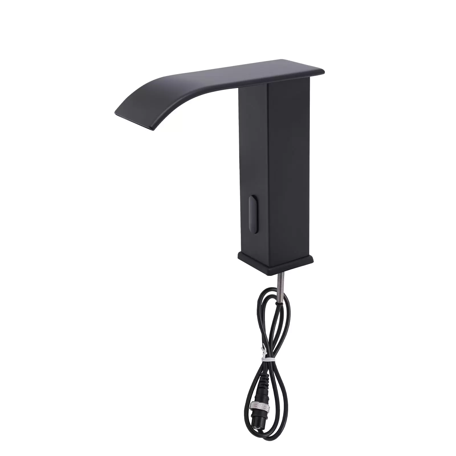 Automatic Infrared Sensor Faucet Hot and Cold Water with Infrared Sensor Bathroom Faucet for Kitchen Toilet (Black)