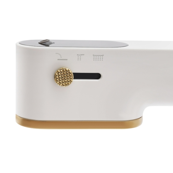 Bathroom faucet with three modes washbasin faucet, pull-out shower, - matte white + zirconium gold