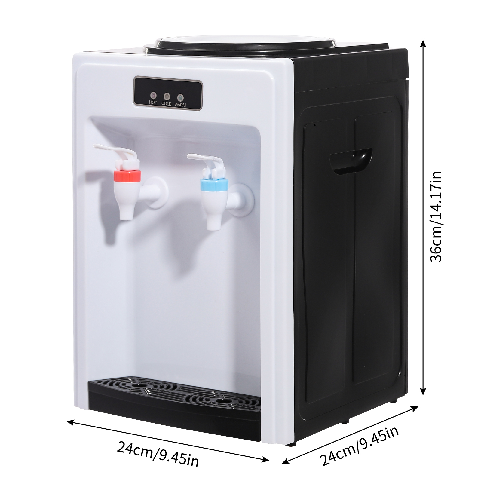 Electric Hot Water Dispenser, Drinking Fountain, Home Office Drinking Fountain, Applicable buckets: 4.5-18.9L, 24*24*36cm Electric Hot Water Dispenser, Drinking Fountain, Home Office Drinking Fountain, Applicable buckets: 4.5-18.9L, 24*24*36cm