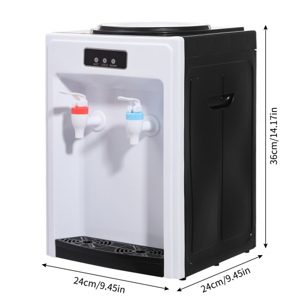 Electric Hot Water Dispenser, Drinking Fountain, Home Office Drinking Fountain, Applicable buckets: 4.5-18.9L, 24*24*36cm