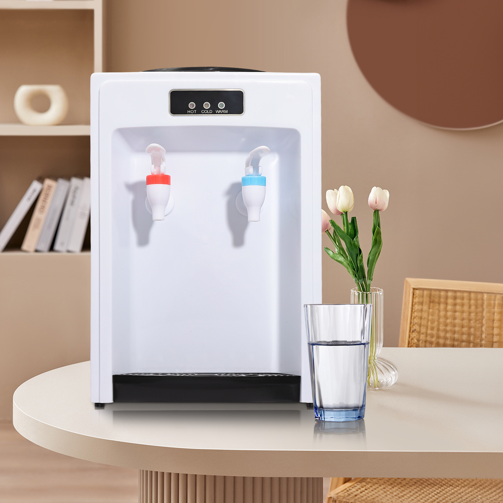 Electric Hot Water Dispenser, Drinking Fountain, Home Office Drinking Fountain, Applicable buckets: 4.5-18.9L, 24*24*36cm Electric Hot Water Dispenser, Drinking Fountain, Home Office Drinking Fountain, Applicable buckets: 4.5-18.9L, 24*24*36cm