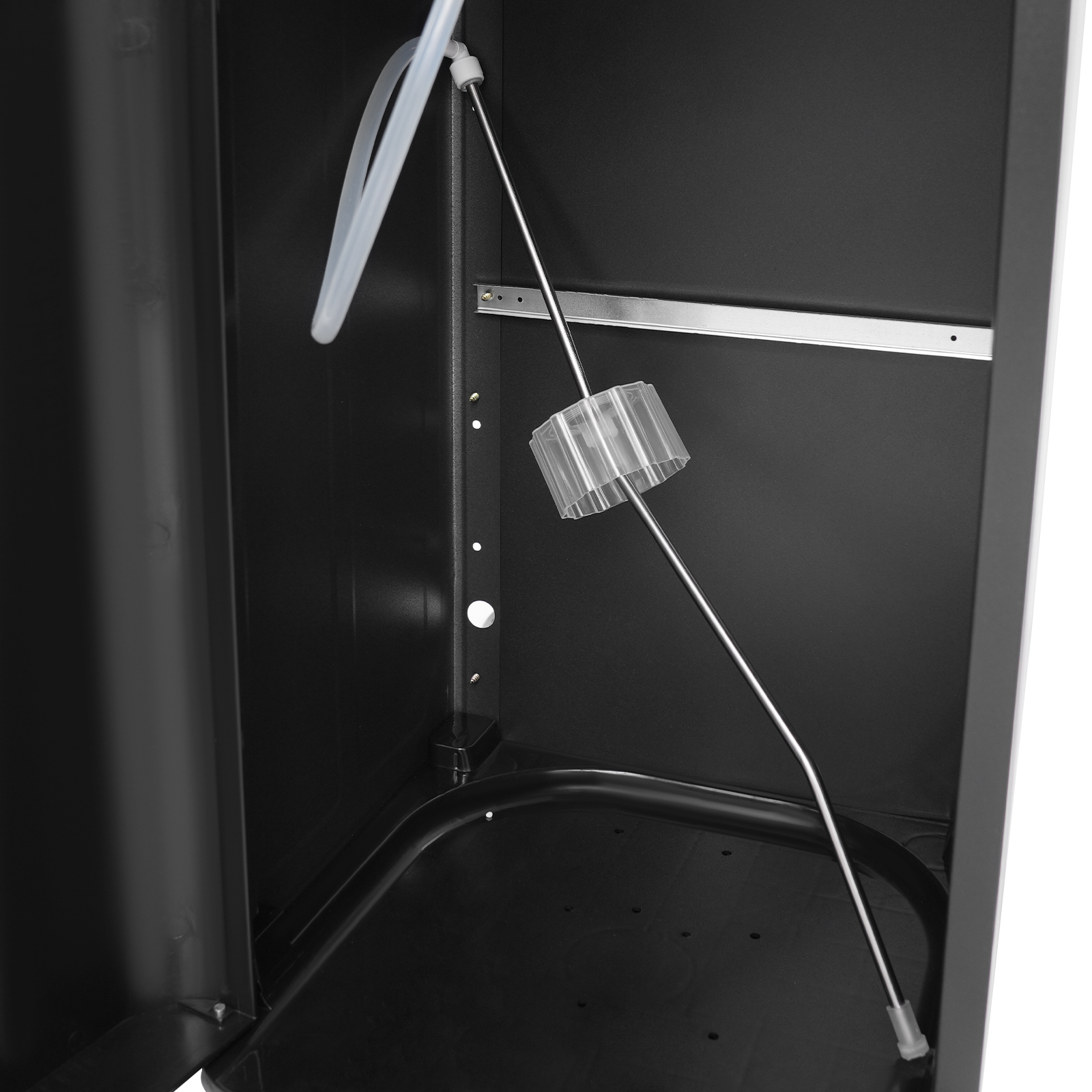 SJYTD-7 Water Dispensers with Hot, Room, and Cold Spouts, Bottom-loading Water Dispensers for 5-gallon Bottles - Black