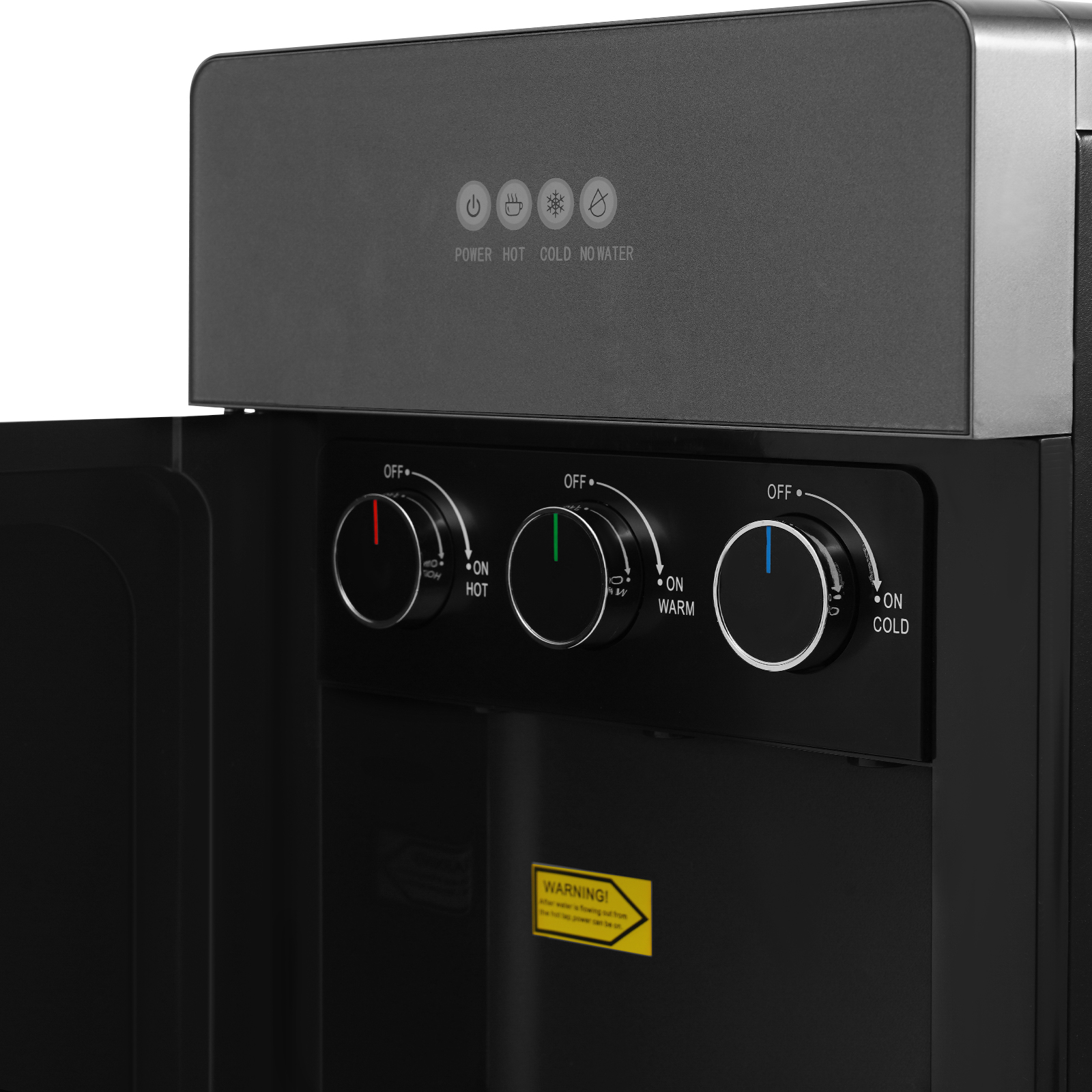 51 Vertical Down Water Dispenser, Bottom-loading Water Dispenser, Hot and Cold Water Dispenser - Silver Gray