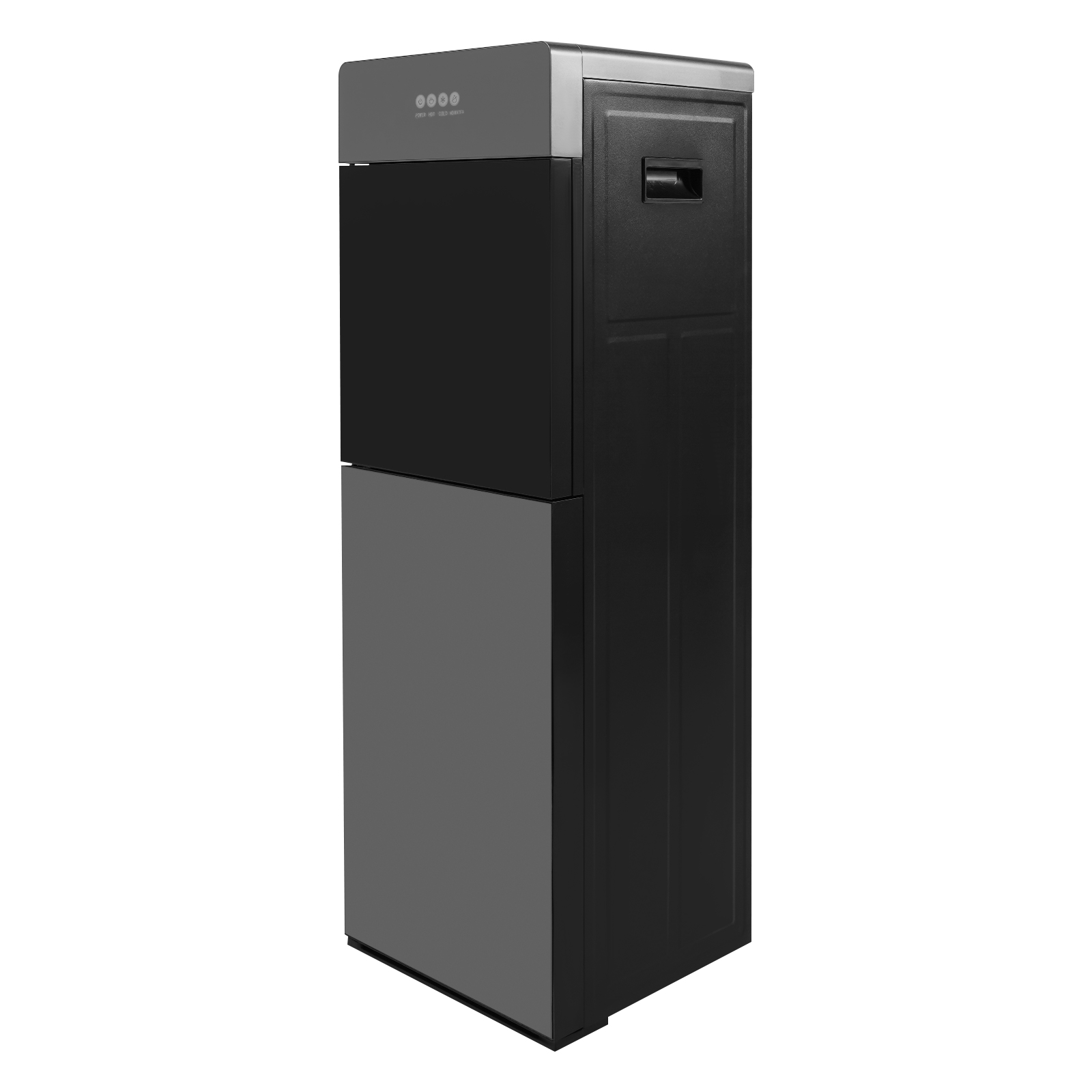 51 Vertical Down Water Dispenser, Bottom-loading Water Dispenser, Hot and Cold Water Dispenser - Silver Gray