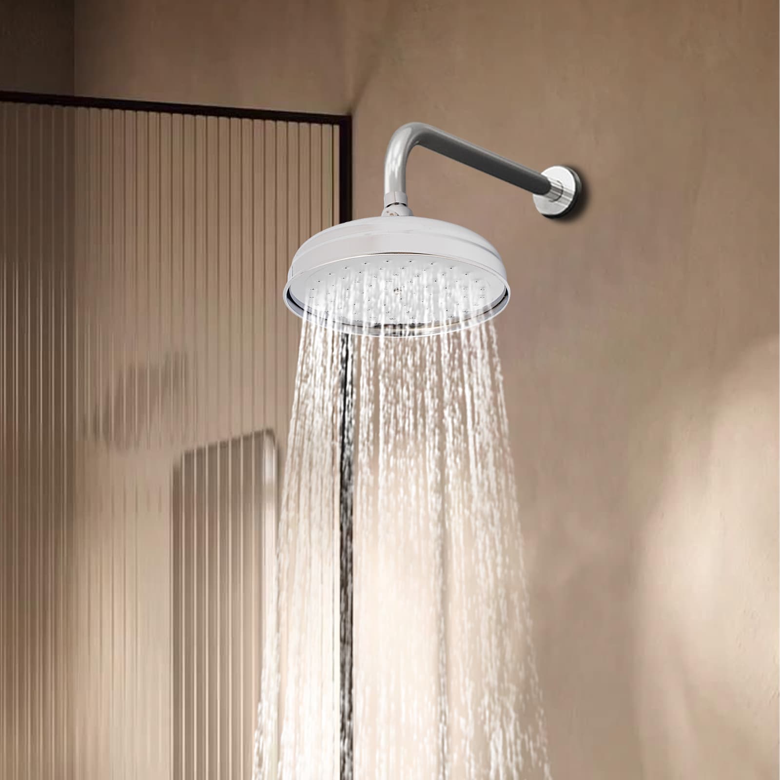 Stainless Steel Shower Head, 8 Inch 304 Stainless Steel Shower Head, Rain Shower Head, Antique Shower Head, Rain Shower, 20 x 20 cm Stainless Steel Shower Head, 8 Inch 304 Stainless Steel Shower Head, Rain Shower Head, Antique Shower Head, Rain Shower, 20 x 20 cm
