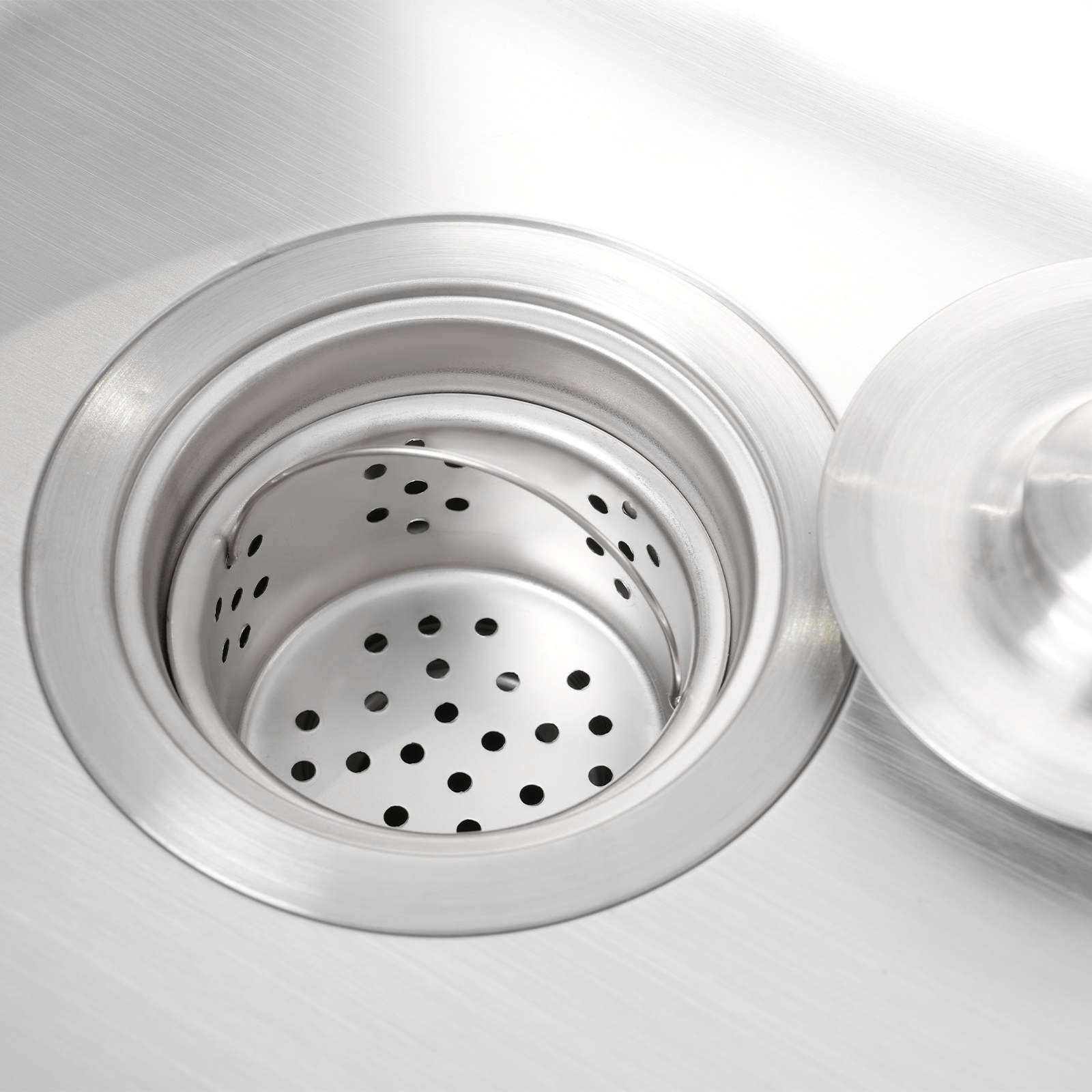 Freestanding basin, stainless steel sink, commercial sink with cold water faucet