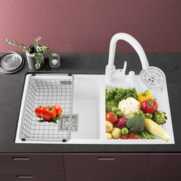 Kitchen Sink, Double Bowl Sink, Stainless Steel Sink